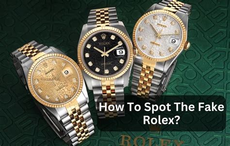 arnaque rolex|how to identify a rolex.